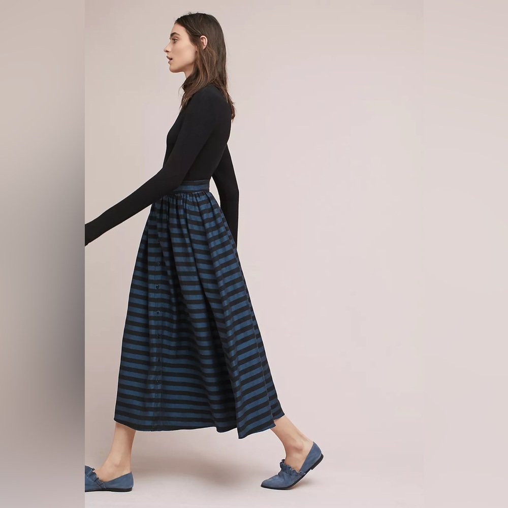 MARA HOFFMAN Long Linen Skirt - Picture 3 of 9